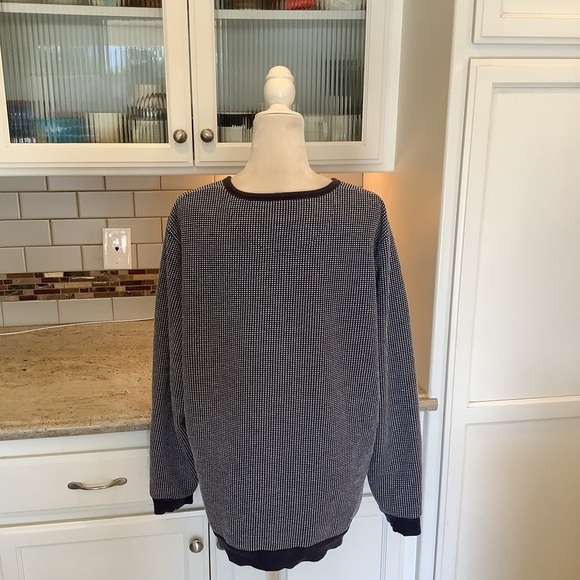 Marine Layer Pullover Blue & White Sweater Size XL - Picture 3 of 8